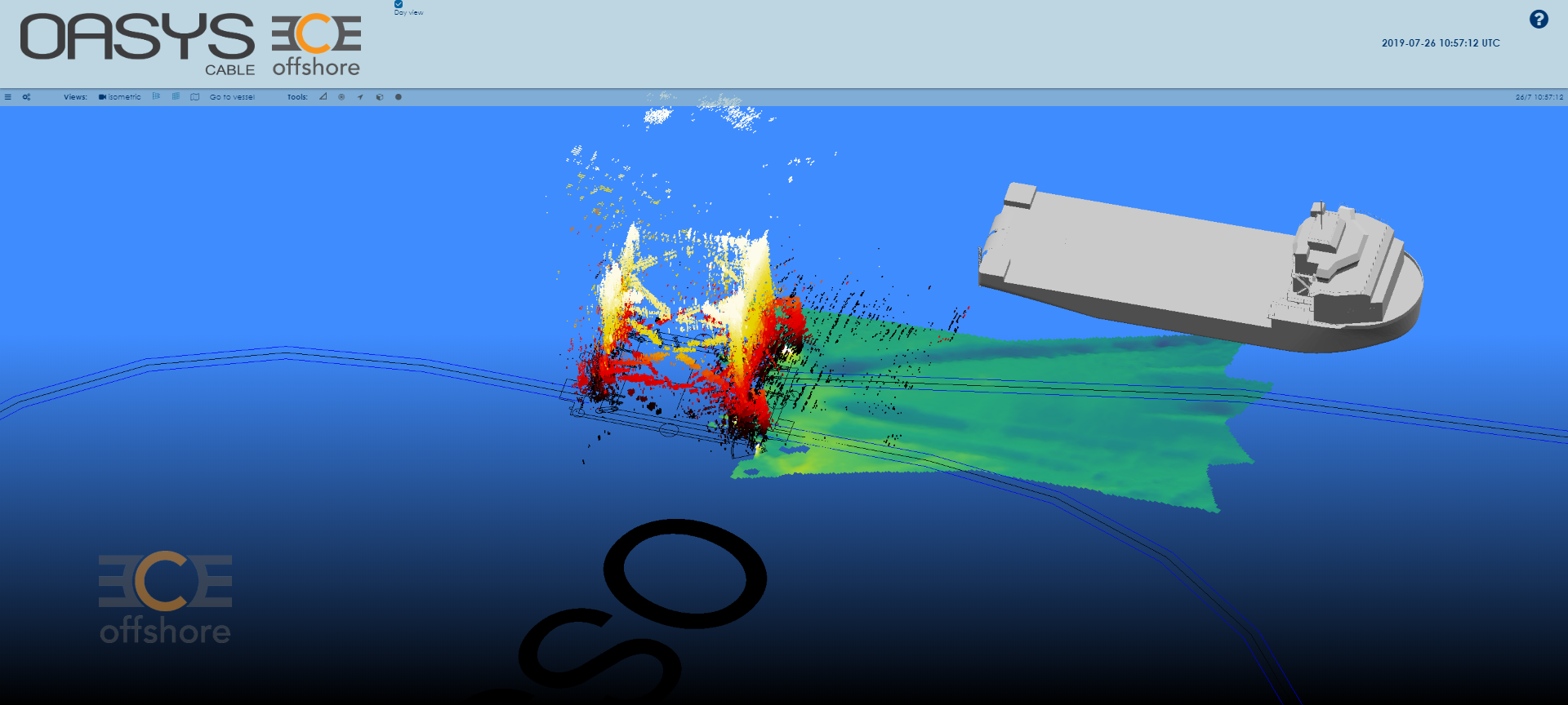 Use OASYS' point-cloud data visualisation capabilities to visualise surrounding structures. Structure drawings can be loaded as 2D overlays of 3D models.